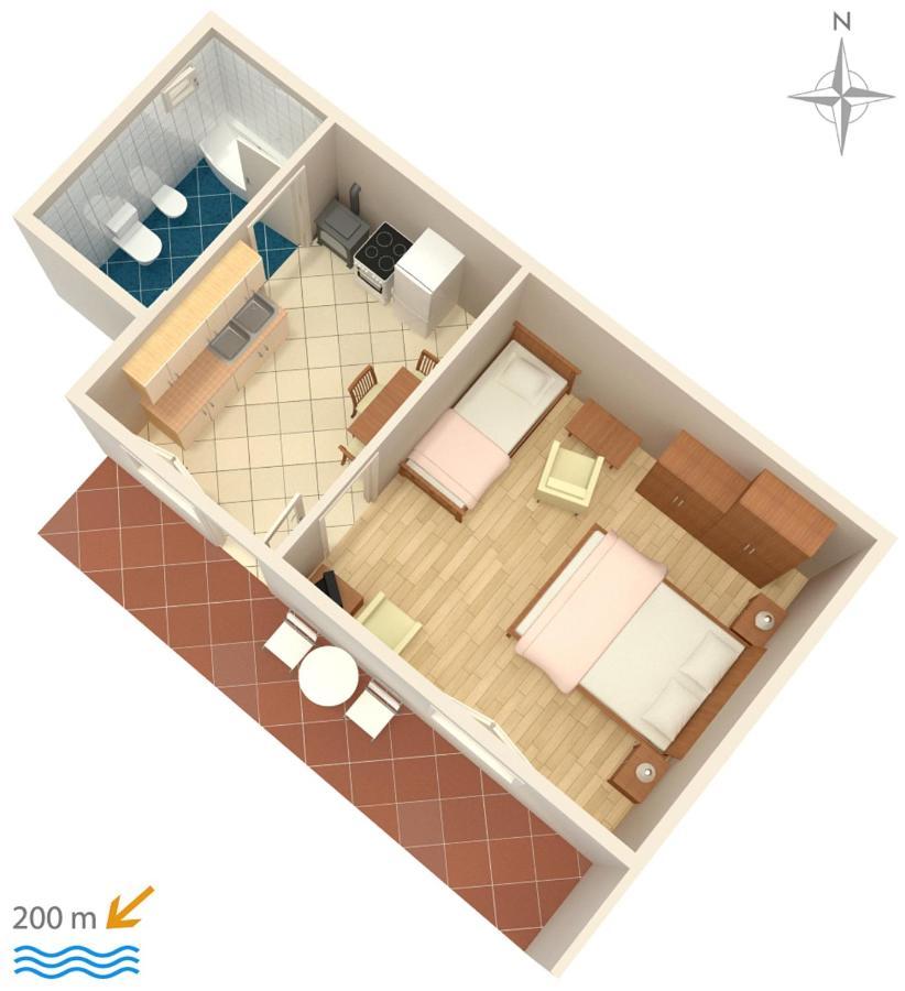 Apartments With A Parking Space Novi Vinodolski - 2423 Exterior photo